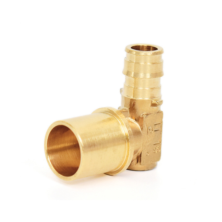 AVONFLOW Brass Adapter F1960 X Brass Elbow Male SWT Lead Free plumbing pex fittings