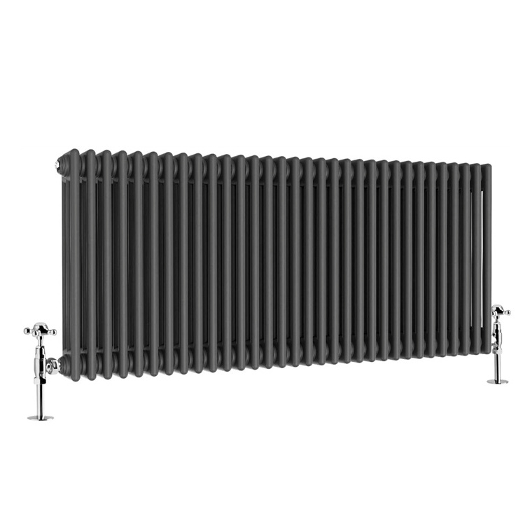 Traditional Column Radiators, Central Heating Horizontal Designer Radiators with White Triple Column