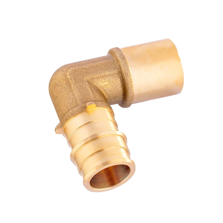 AVONFLOW Brass Adapter F1960 X Brass Elbow Male SWT Lead Free plumbing pex fittings