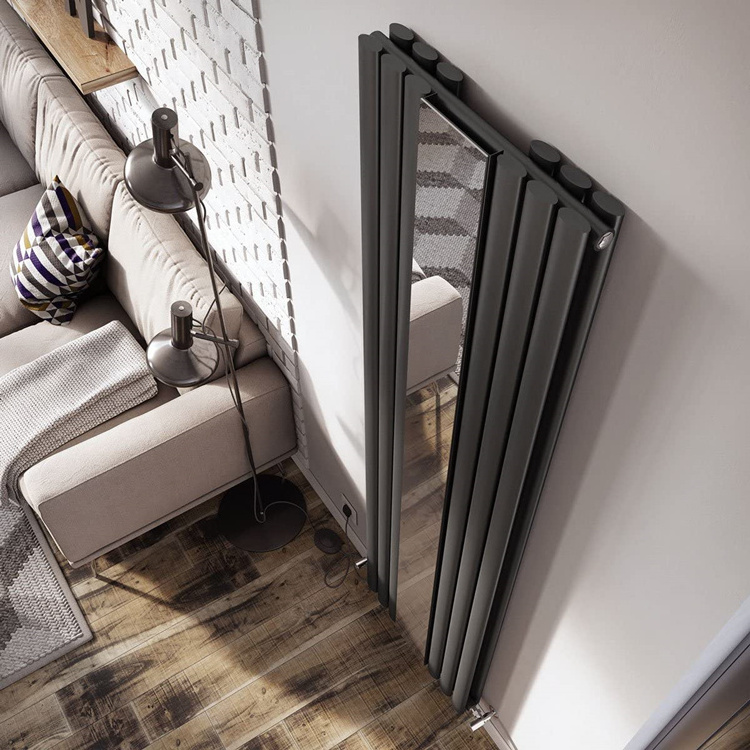 Avonflow OEM Service MR Designer Towel Radiator Room Heating Radiator Anthracite Mirror Radiator