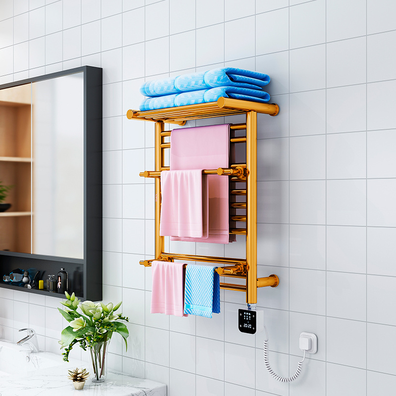 AVONFLOW Electric Towel Warmers For Bathroom Heated Towel Rail Heated Towel Rack Wall Mounted