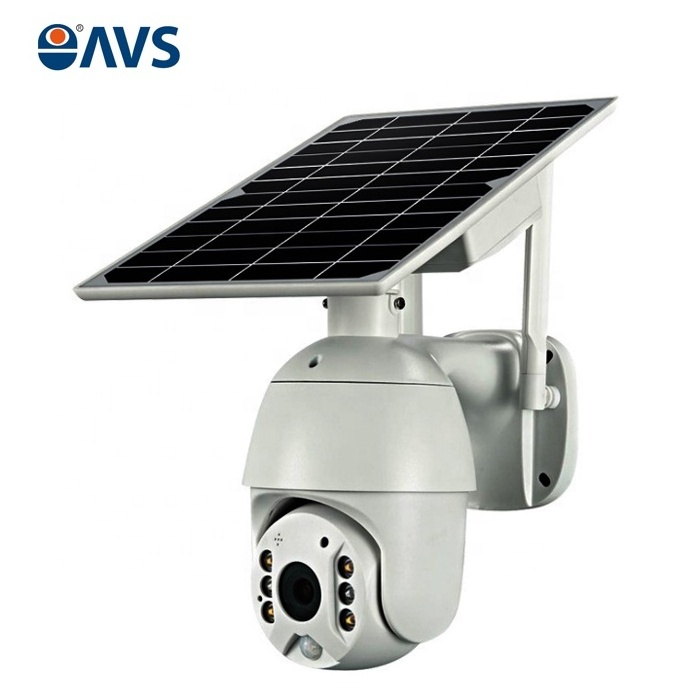 Hot Sale Outdoor Solar Panel Power 1080P 2MP PTZ 4G IP Camera Solor Security Camera 4G PTZ Camera