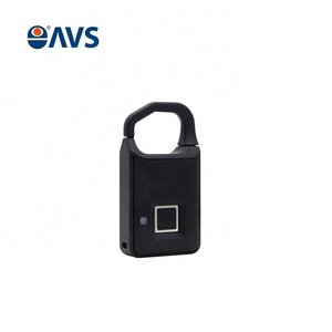 Portable Mini Smart Fingerprint Padlock for Universal Uses Fingerprint Lock in Black Color for Luggage bag