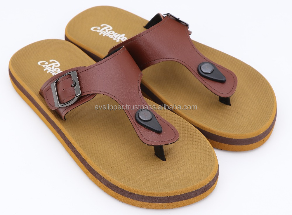 Rubber supported sole with EVA strap fashion sandal new design