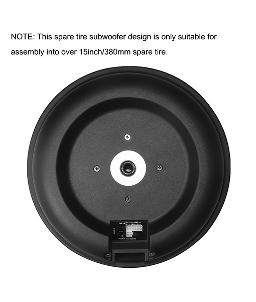 Edge RST11 Hidden 11 Inch Powered Active Car Subwoofer Spare Tire Sub