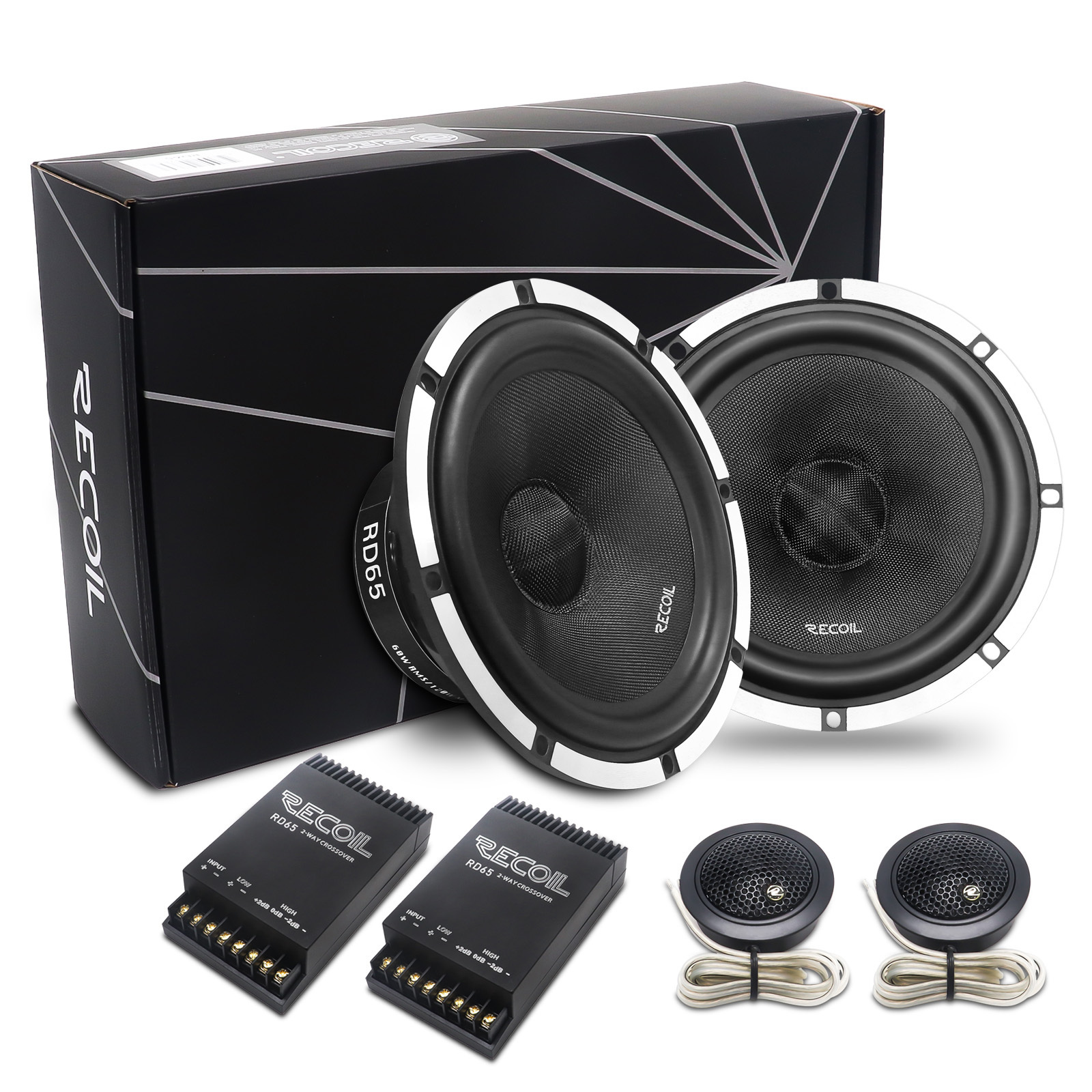 EDGE RD65 Performance Series 6.5-Inch Car Audio Component Speaker System