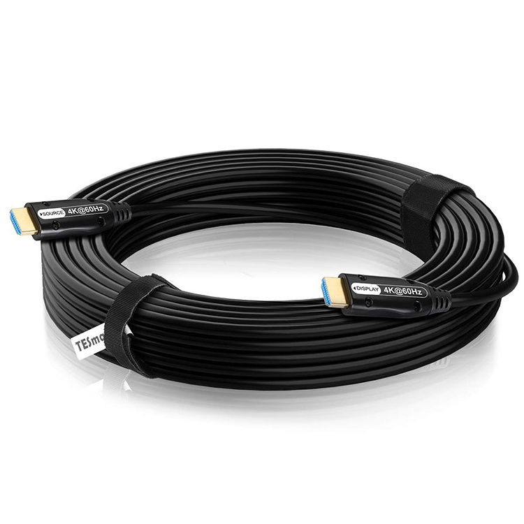 50M Active Optical Cable HDMI Cable Ultra Strong 4K 60Hz 18Gbps Male To Male HDMI Optical Fiber Cable l HD TV 3D Dynamic HDR