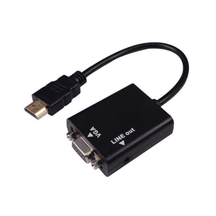 Promotion Factory Price Premium 1080P 60Hz HDMI to VGA Converter Adapter Cable with Audio for Different Market Other Home Audio