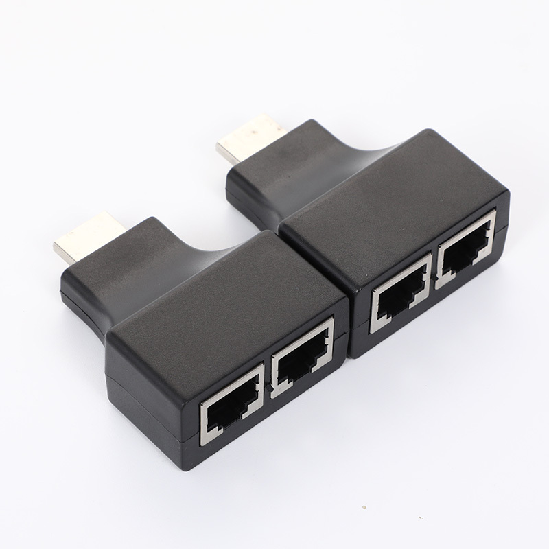 High Speed 4K HDMI Extender HDMI Transmitter to RJ45 Over Cat 5e/6 Network LAN Ethernet Adapter 30m Extender for HDTV