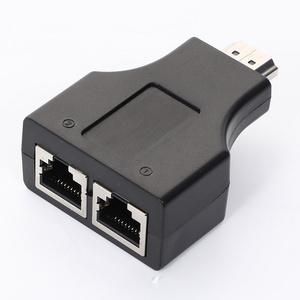 High Speed 4K HDMI Extender HDMI Transmitter to RJ45 Over Cat 5e/6 Network LAN Ethernet Adapter 30m Extender for HDTV