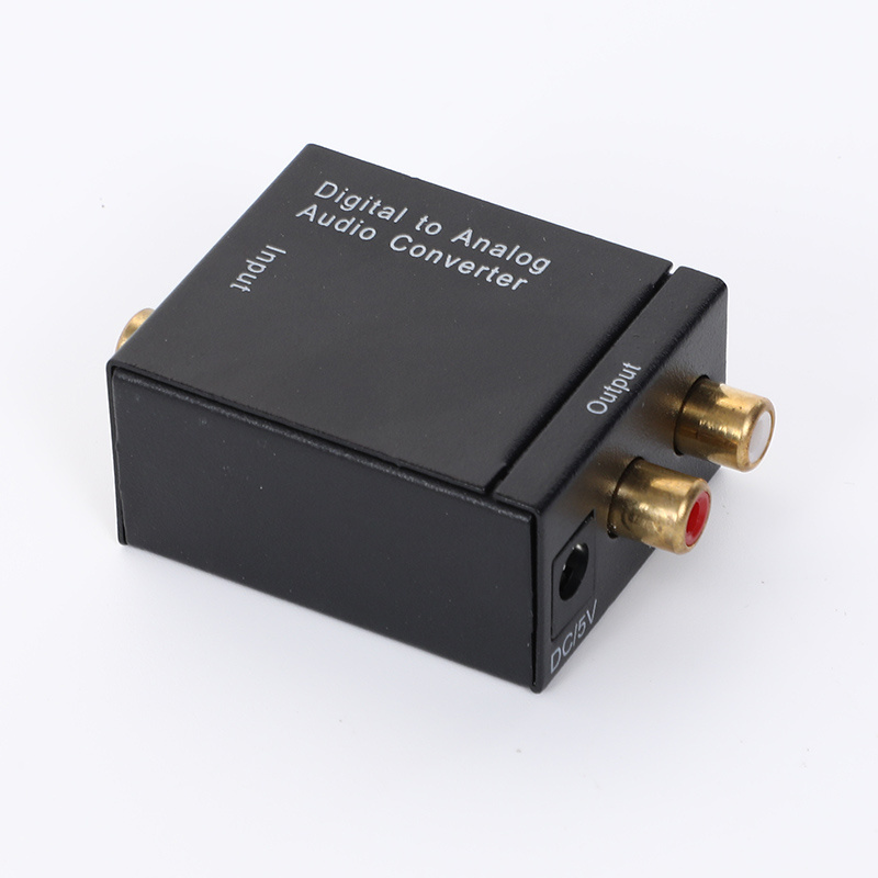 Wholesale RCA  Audio Output Mini Coaxial Or Toslink  Digital Audio Signals To Analog L/R Audio Converter