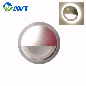 AVT  Top selling  Fancy   Aluminum 12v 24v 110v 220v recessed LED foot lamp Step lights  Stair wall light