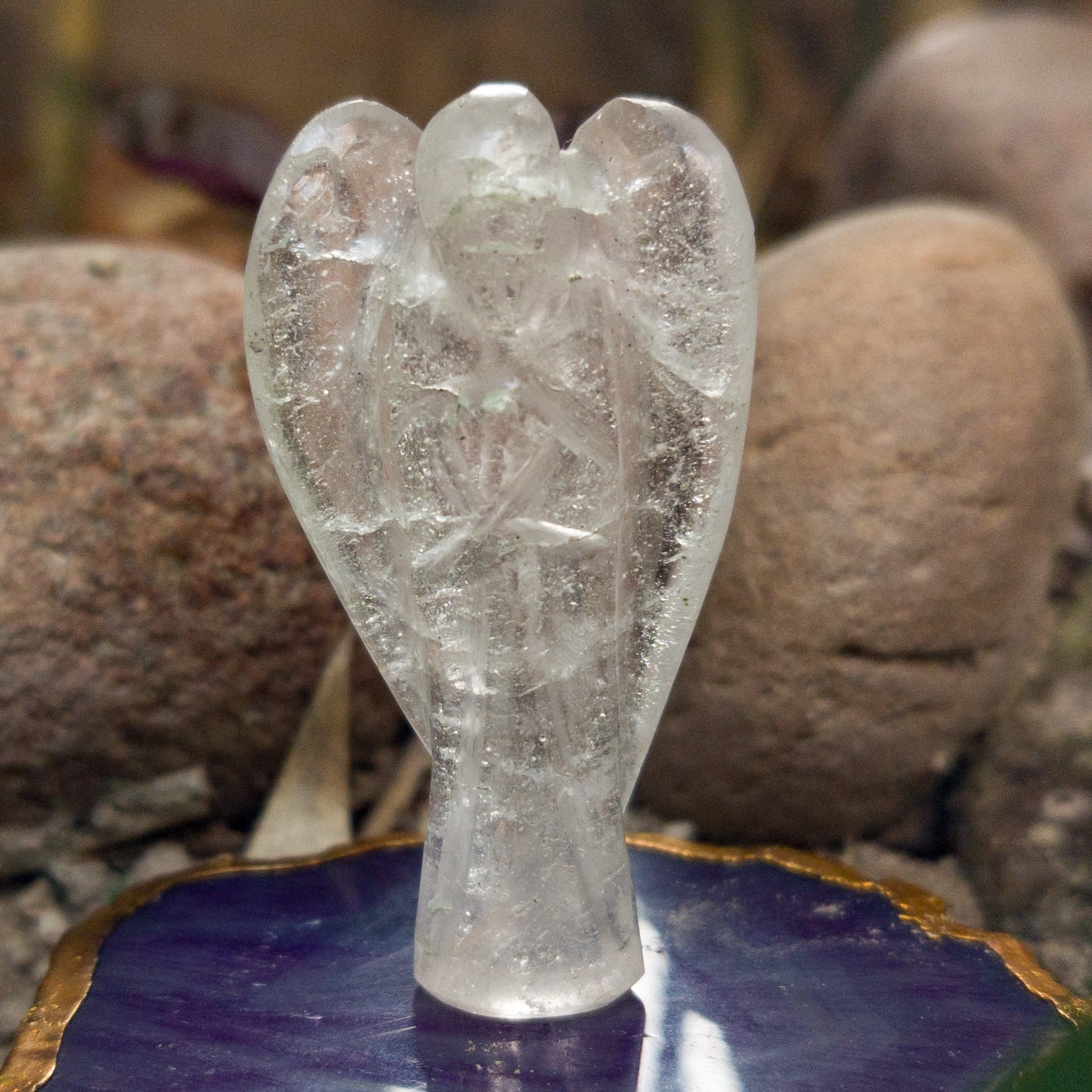 Wholesale products crystal craft crystal carvings dream Clear Quartz angel for souvenir fengshui amethyst crystal angels stone