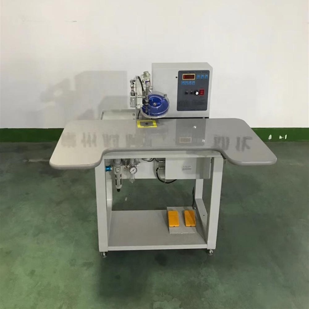 Semi-Automatic Double plate  ultrasonic rhinestone hot fix setting machine of portable rhinestone hot setting