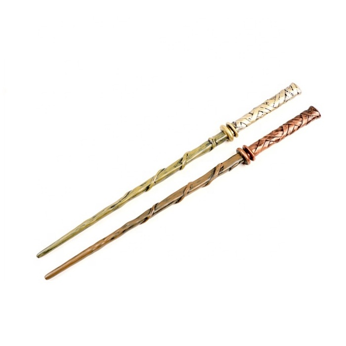 Customize Halloween Party Harry Wizard Potter Cosplay resin Magic Wand Props Halloween Stick Wands