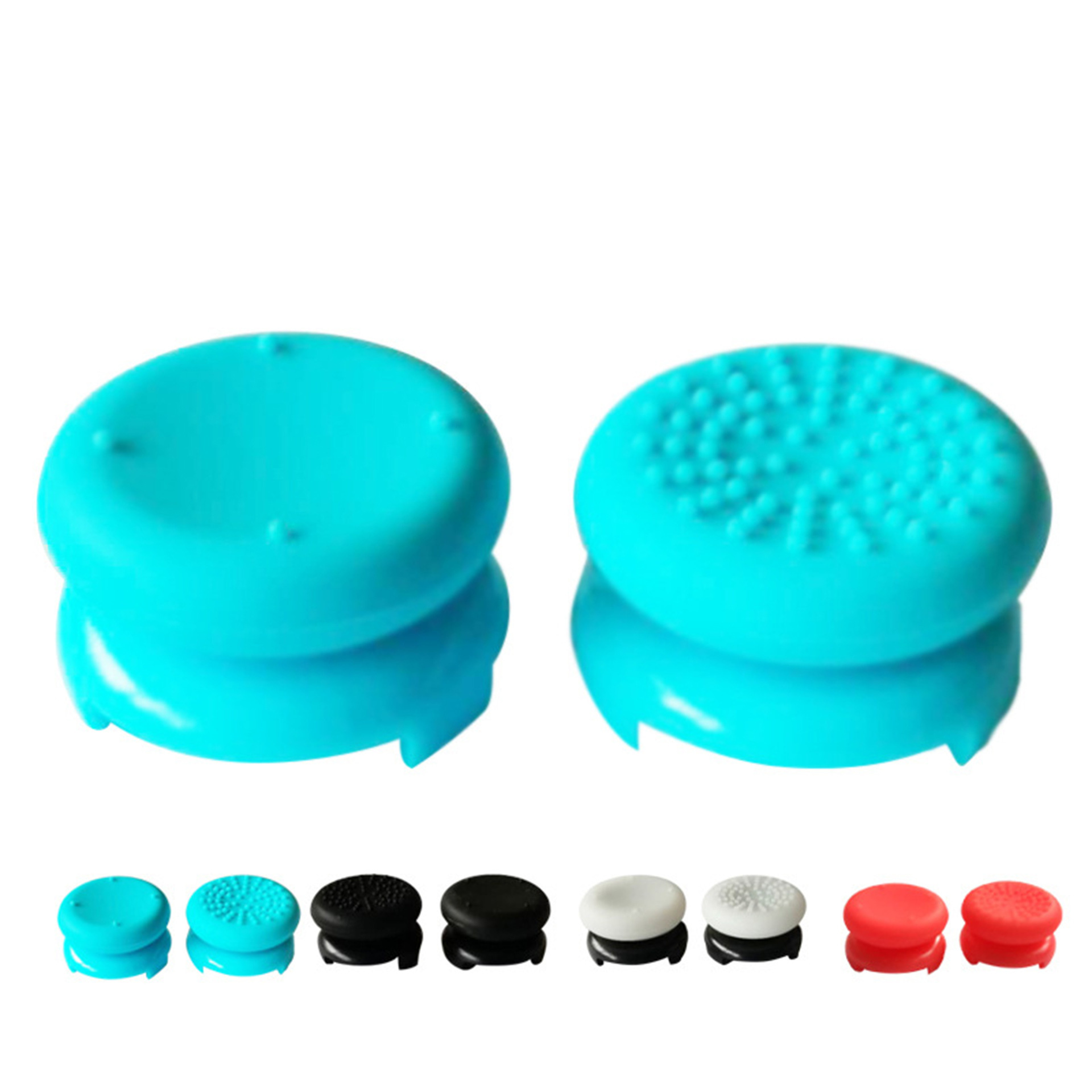 Analog Extenders Rocker Cap Thumbsticks with Grip for Nintendo Switch Silicone Analog Thumb Grips Caps for NS Switch