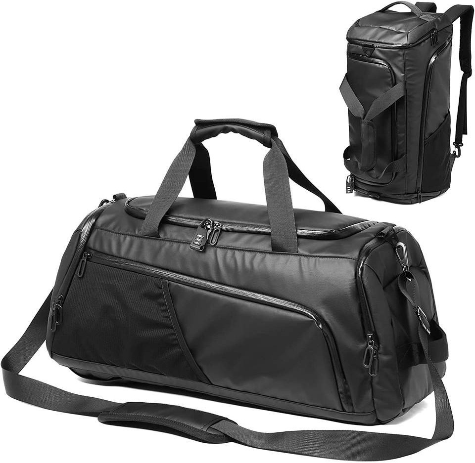 Waterproof Gym Bag Sports Duffel Bags Travel Weekender Bag with Shoes Compartment