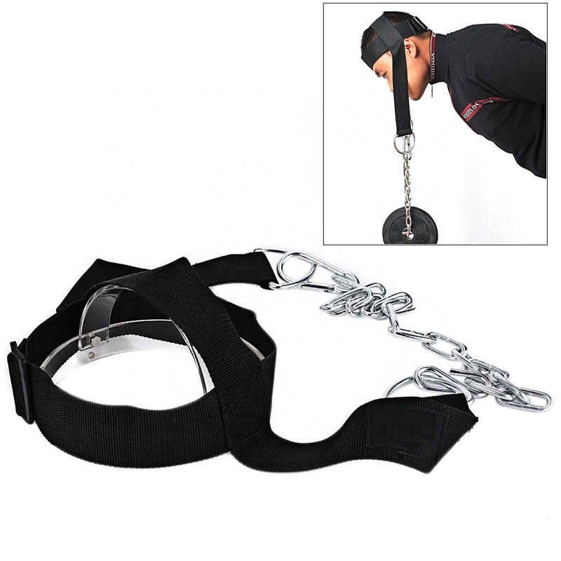 Customized Ajustable Gym Head Harness exercise Fitness