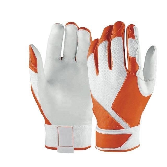 Highly Requested Comfortable And Soft Baseball Batting Gloves In Custom Size For Sale In 100% Genuine Sheep Leather