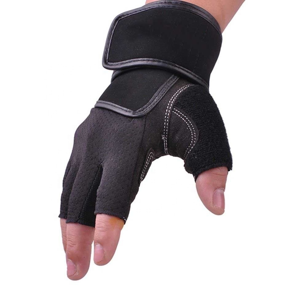 Awarten new arrival anti slip surface fitness gym training hands protection weight lifting gloves