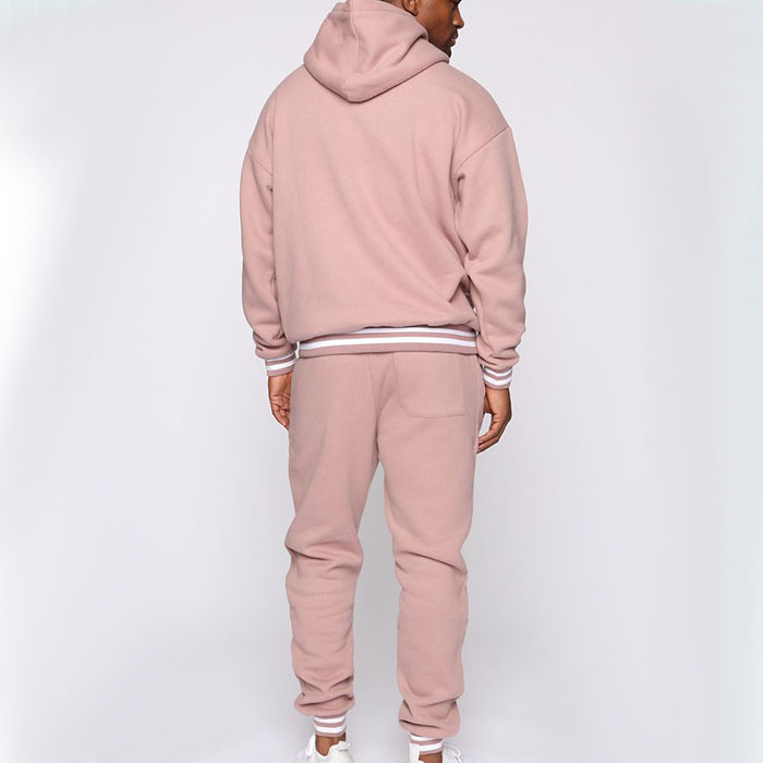 Unisex sweat suit 2 piece set women jogging suits wholesale winter fleece sports two piece pants set pink tracksuits for men