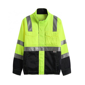 Customized Men high visibility Reflective safety jacket