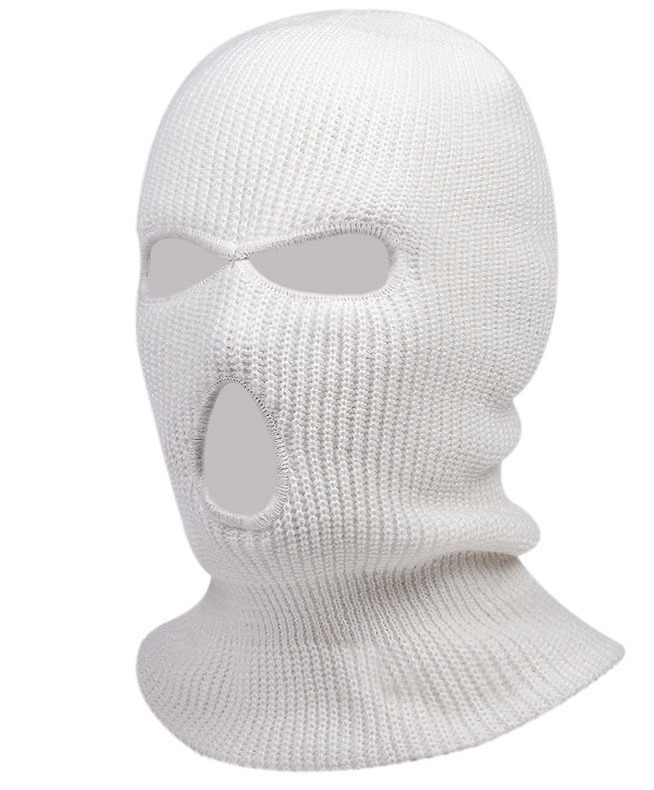 Wholesale Custom Design Embroidery Logo Beanie Ski Mask Balaclava Motorcycle 3 Hole Full Face Knit Ski Mask