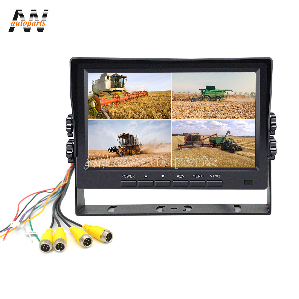 AW 360 degree camera bird view system for reversing truck bus heavy duty vehicle support wifi gps tracking