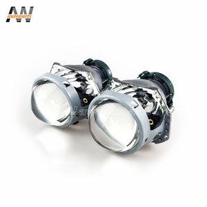 AW Factory price 3 Inch Q5 Lamp Headlight Bi Led Projector Lens xenon hid kit bi led projector lens