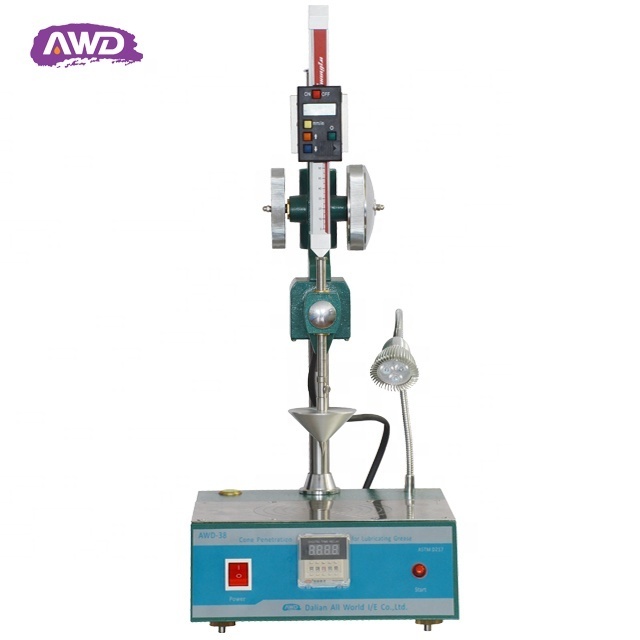 AWD-38 Lubricating Grease Asphalt Penetration Tester Dynamic Cone Penetrometer ASTM D217 Dynamic Penetrometer Test Penetration