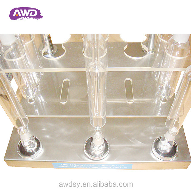 AWD-50 Sulfur Content Tester for Light Petroleum Products-Determination Lamp Method ASTM D1266 astm d1266 Sulfur In Petroleum