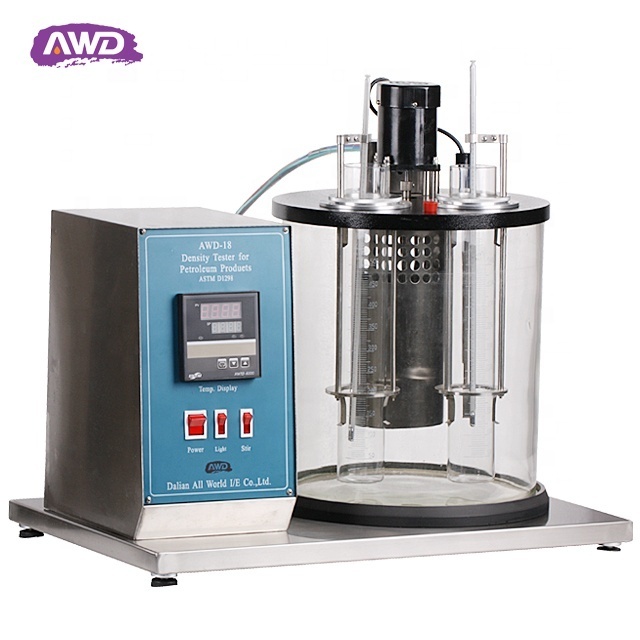 AWD-18 Density Tester ASTM D1298 Petroleum Product Testing Equipment Densitometer Density Meter Densimeter Petroleum Hydrometers