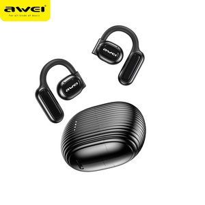 Awei TZ6 Wireless Ear Clip Headphones Bluetooth Open Ear Sport Earbuds With Hooks Painless Running Earring Earphone