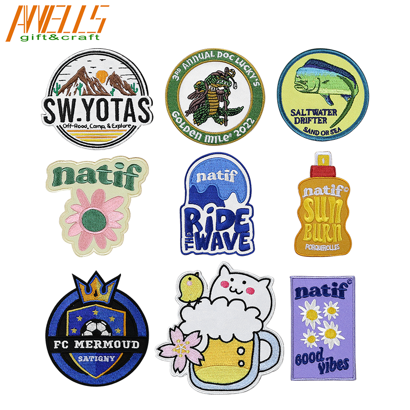 Delicate Cool Cartoon Iron On Patches Sticker Embroidery Badges for Sewing Kids Clothing Backpacks T-Shirt Jeans Hat Bag Reward