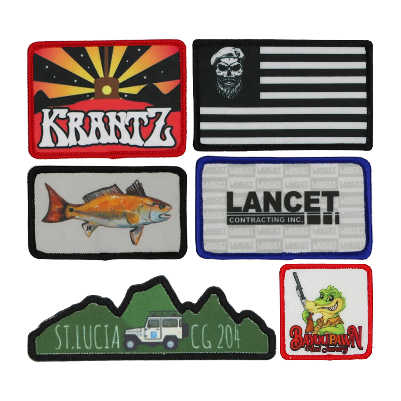 Sublimation Hat Patches Fabric Iron-on Blank Patches with Heat Glue for Hats Shirts Shoes Jeans Bags Supplies