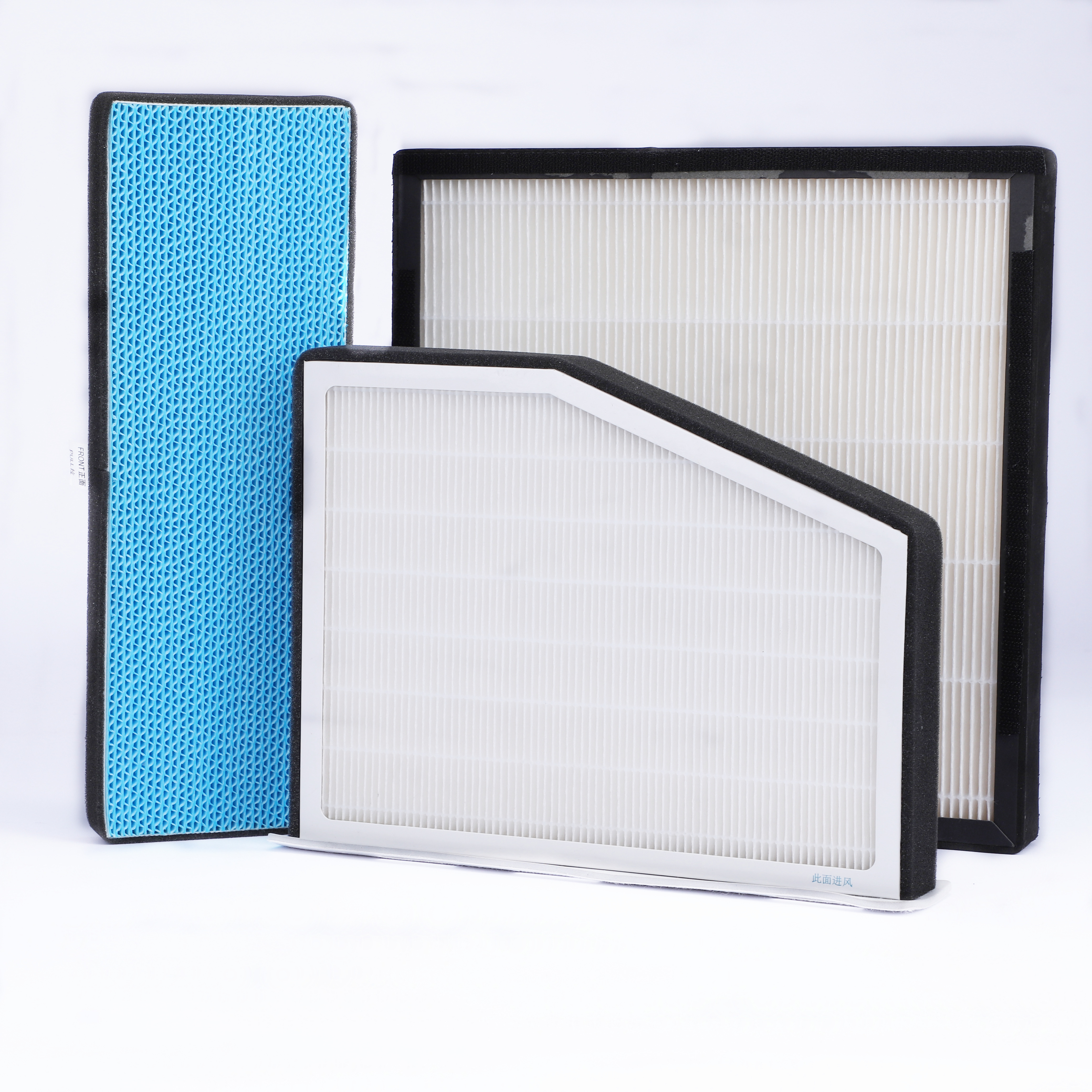 Railway train air conditioning system flame retardant air filter cotton polyester melt-blown nonwoven medium efficiency filter