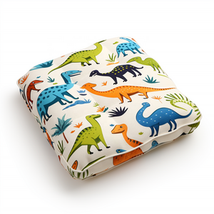 Dinosaur Pattern Comfortable Square Soft Seat Cushion for Home Dining Office Chair