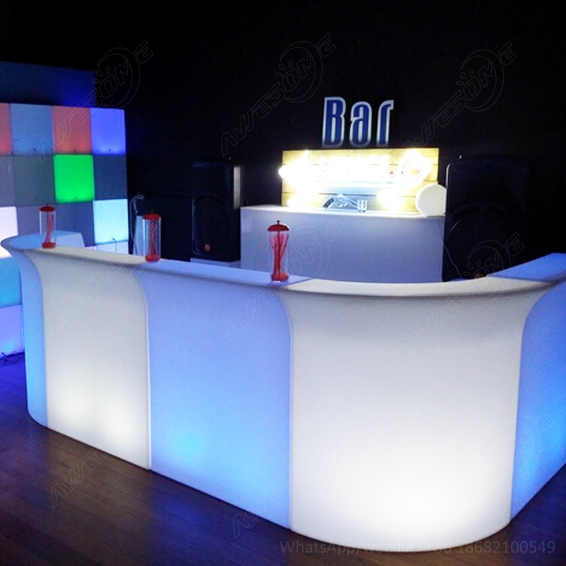 light up led portable bar / mobile bar counter