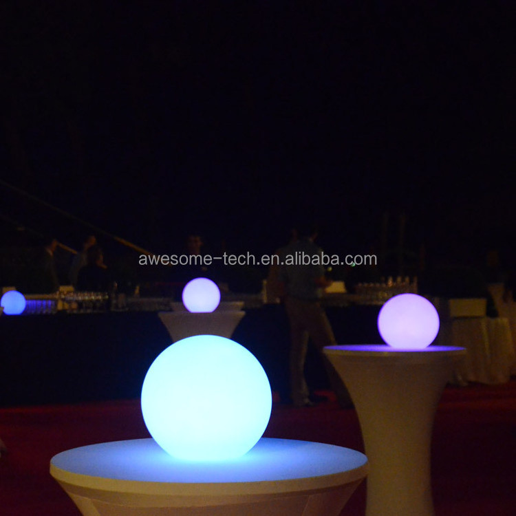 Outdoor LED Floor Landscape Ball Lighting 30cm led sphere/luminous sphere solar light garden glowing balls