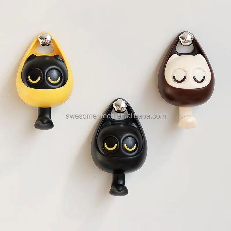 Bird Winking Hooks For Hanging Heavy Duty Wall Hooks Self Adhesive Sticky Waterproof Colorful Hook For Keys Door