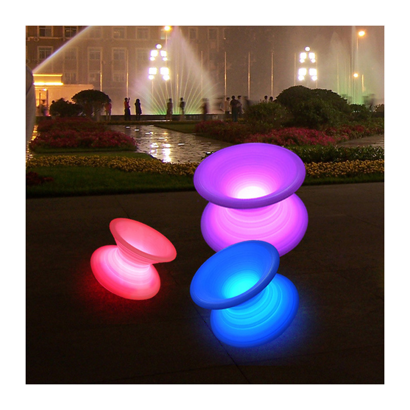 led glow lazy spun gyro chair for lounge (CH6543)