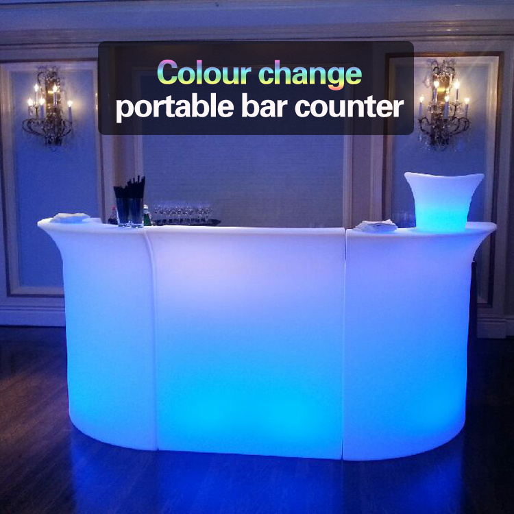 light up led portable bar / mobile bar counter | Bestsuppliers.com