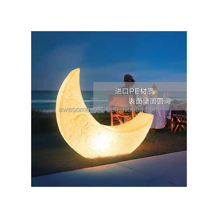 Led Moon Lounger Garden Beach Pool Rocking Deck Chair