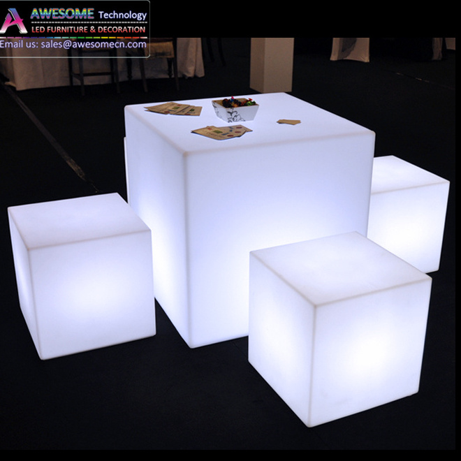 Led Acrylic Cube Table / Plexiglass Cube (Ta110A)