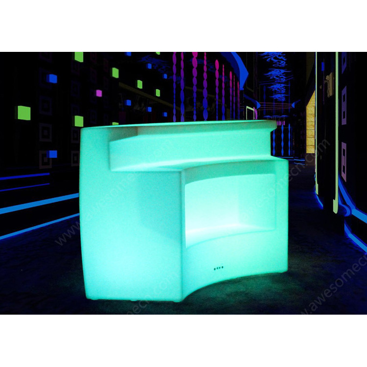 glow led bar counter semi circle bar (BC160)