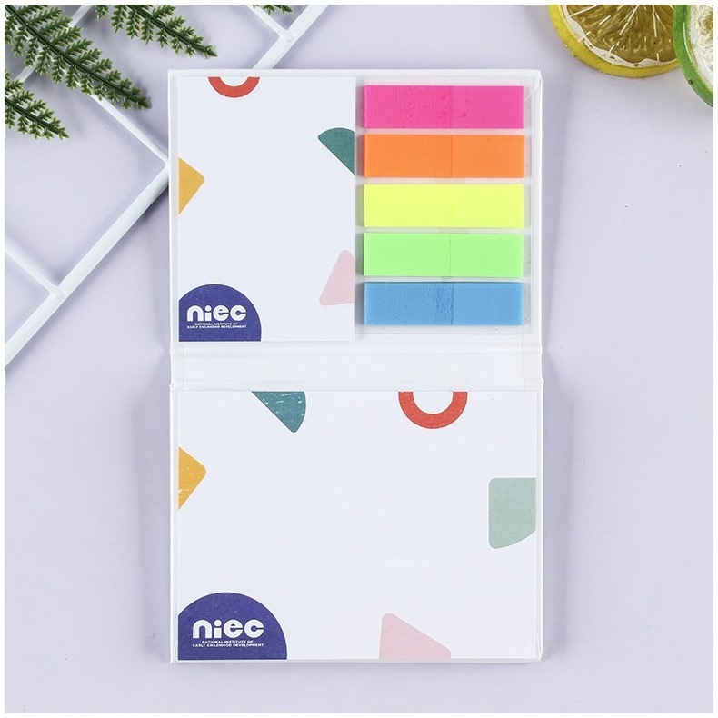 Paper Sticky notes flags pad Paper Self-adhesive memo pads index stick notes With Card Paper