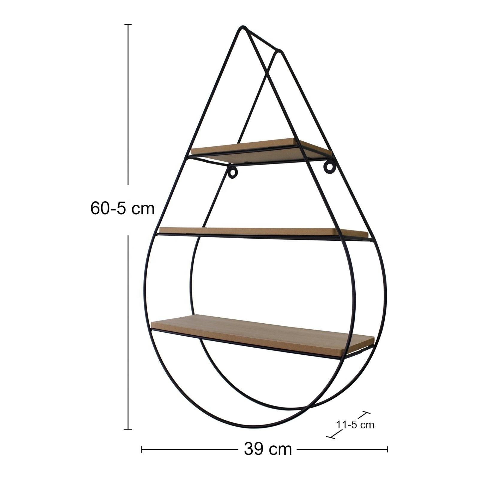 Wall Mounted Wood Shelf Decorative Home Hanging Display Shelf for Bedroom Dorm Nursery etc Wholesale