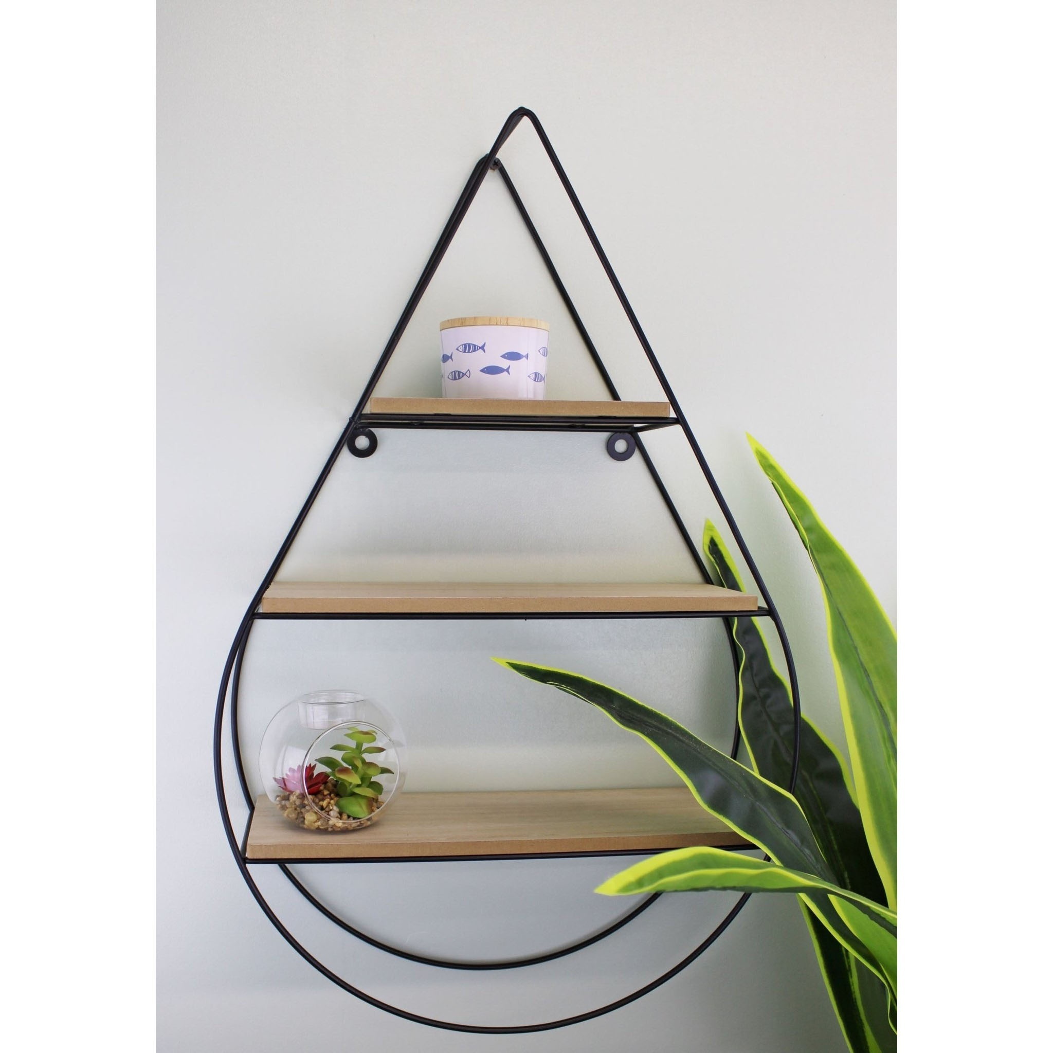 Wall Mounted Wood Shelf Decorative Home Hanging Display Shelf for Bedroom Dorm Nursery etc Wholesale