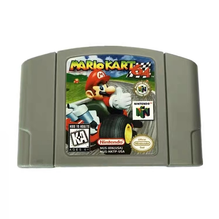 High Quality Classic Universal N64 Mario Kart Game Card Mario Bros Smash Game Cartridge Game Card