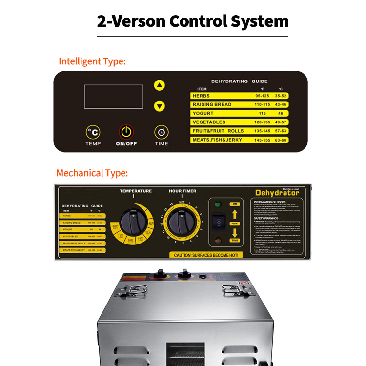 Healthy Snacks Beef Deer Jerky Maker 10 Trays Electric Dryer Food Dehydrator For Home